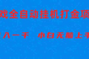 （10215期）全自动游戏打金搬砖项目，日入1000+ 小白无脑上手
