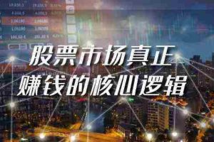 (9270期)某公众号付费文章《股票市场真正赚钱的核心逻辑》