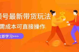 （2421期）视频号最新带货玩法，无需成本可直接操作，新手到高手快速蜕变