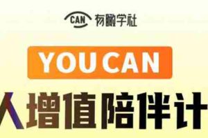 （1883期）YOUCAN个人增值陪伴计划：提升个人“稳定可持续赚钱能力”
