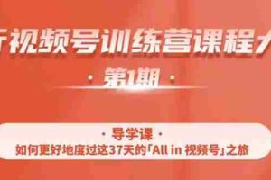（1509期）视频号特训营，从零启动视频号30天，全营变现5.5万元【价值799元】无水印