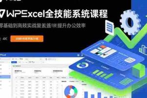 （15873期）WPS Excel全技能系统课程：从零基础到高阶实战全覆盖，全面提升办公效率