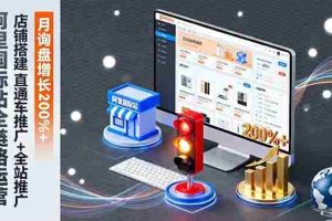 (16311期)阿里国际站全链路运营,店铺搭建+直通车推广+全站推广,月询盘增长200%+