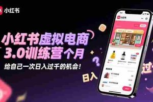 (16512期)小红书虚拟电商3.0训练营:2025最后1个月,给自己一次日入过千的机会!